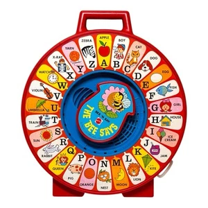 Vintage 1983 Mattel See 'N Say The Bee Says Talking Alphabet Pull Toy Works! - Imagen 1 de 3
