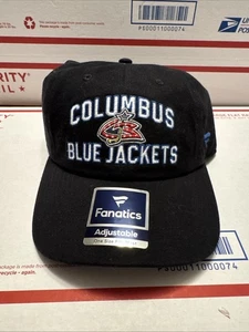 Sombrero Columbus Azul Chaquetas Fanáticos Núcleo Logo Primario Sombrero Ajustable - Azul Marino - Imagen 1 de 9