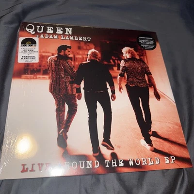 Queen + Adam Lambert 'Live Around The World' (RSD Vinyl EP + 7" Pink Single) NEW Foto 1 de 2