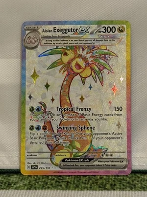 Pokemon Surging Sparks ALOLAN EXEGGUTOR EX Full Art Ultra Rare 225/191 MINT-NM - Image 1 of 2