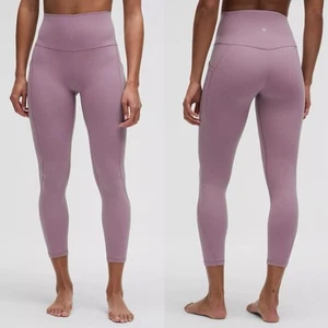 NWT Lululemon Align™ High-Rise Pant with Pockets 25" Lavender Lux Size 4 $128 - Picture 1 of 6