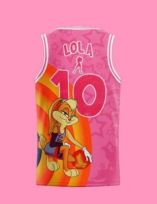 Camiseta deportiva de baloncesto Space Bunny #10 personajes cosplay equipo T juvenil/adulto Foto 1 de 3