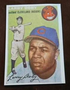 1954 Topps Sports Illustrated Paper Hand Cut Insert Larry Doby HOF Indians - Picture 1 of 2