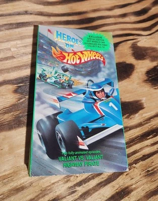 Heroes On Hot Wheels VHS 1991 Valiant Vs. & Highway Pirate Speed Shark Classic - Image 1 of 4