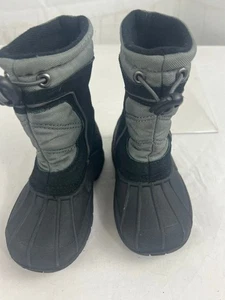 Stivali sportivi da neve/pioggia ragazzo taglia 7 nero/grigio - Foto 1 di 4