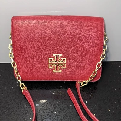 TORY BURCH Britten Leather Shoulder Bag #37709 - Image 1 of 4