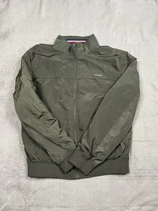Tommy Hilfiger Jacket Mens Medium Water Resistant Logo Zippered Pockets Full Zip - Picture 1 of 10