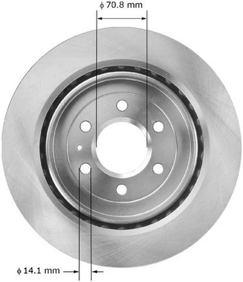 Bendix PRT5772 BENDIX Disc Brake Rotor For 04-09 Cadillac SRX - Изображение 1 из 4