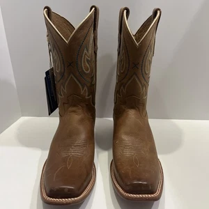 WOMANS NEW Twisted X NWOB RANCHER Square TOE COWBOY Boots SZ 9.5B - Picture 1 of 9