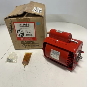 NEW, BELL & GOSSETT, 111034 POWER PACK MOTOR, 1/12HP, 115V, 60HZ, 1 PHASE (23L-2 - Picture 1 of 5