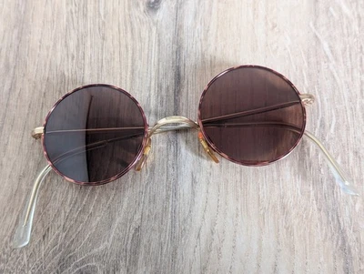 Gafas de sol vintage Emporio Armani redondas John Lennon hechas en Italia 44-21 Foto 1 de 4