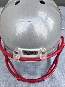 Schutt Football Helmet YTH Air F8 799002 XP Hybrid MF-L 05 Year 2013 Silver - Picture 1 of 11
