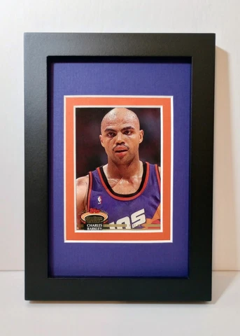 Charles Barkley Phoenix Suns Display Custom Framed NBA Basketball Card Plaque Cover