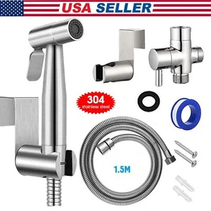 Luxury Handheld Bidet Toilet Jet Spray Muslim Hygienic Shattaf Douche Shower Kit - Picture 1 of 14