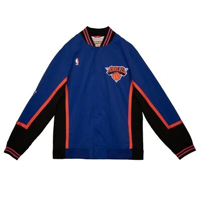 CHAQUETA DE CALENTAMIENTO AUTÉNTICA MITCHELL & NESS NBA NY KNICKS 96 Foto 1 de 3