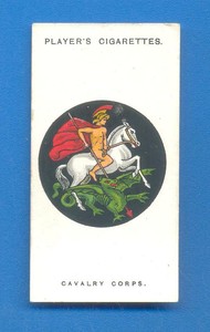 ARMY CORPS & DIVISIONAL SIGNS 1914-1918.No.12.PLAYERS CIGARETTE CARD ISSUED 1924