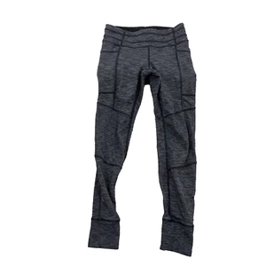 Athleta Girl Excursion Leggings Medium 8-10 Gray 22" Inseam Stretch 19-6 - Picture 1 of 7