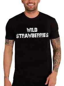ULTRABASIC Homme Tee-Shirt Fraises Sauvages Wild Strawberries T-Shirt Vintage