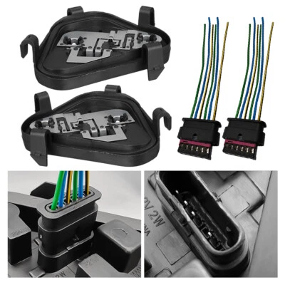 For 320i BMW 328i 335i M3 Rear Bulb Socket Tail Light Connector Left &Right Pair - Image 1 of 4