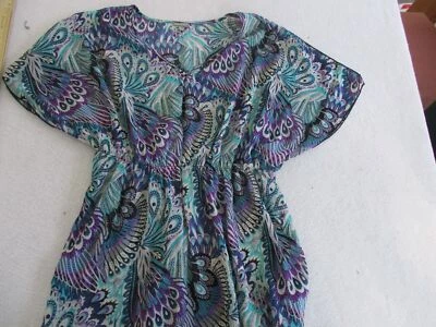 Camisa Blusa Charlotte Russe Azul Morado Talla S Foto 1 de 4