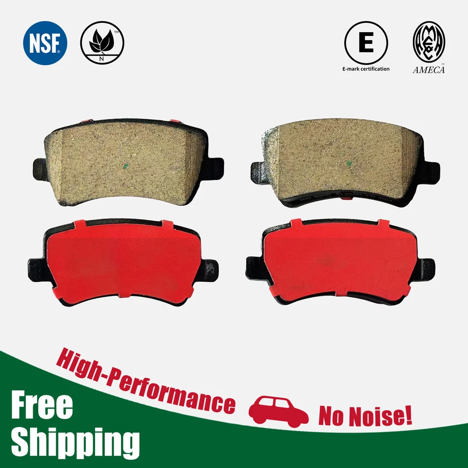 Rear Performance Ceramic Brake Pads for Land Rover Range Rover Evoque 2012-2015 - Image 1 of 4
