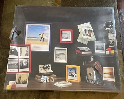 Barra de fotos Polaroid blanca #3 caja de sombras nueva sellada ~19”x16” Foto 1 de 4