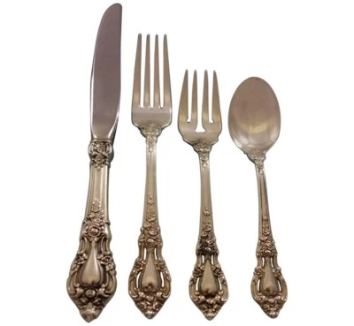 Eloquence by Lunt Sterling Silver Flatware Service For 8 Set 32 Pieces - Image 1 of 4