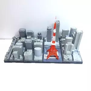 GEOCRAPER TOKYO city diorama gacha1 capsule neca S.H godzilla evangelion - Picture 1 of 5