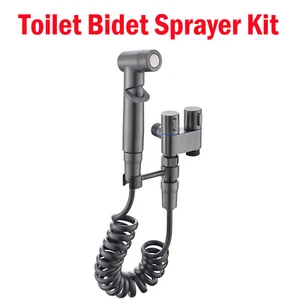 Handheld Bidet Sprayer for Toilet,Stainless Steel Handheld Bidet Attachment - Picture 1 of 12