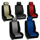 Edgy Piping Padded Car Seat Covers Fit For Car Truck SUV Van - Front Row