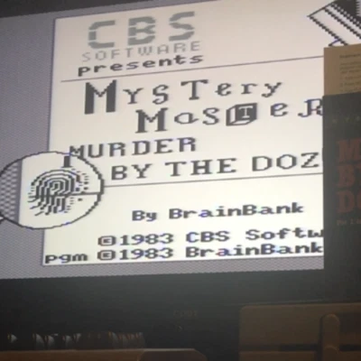 Mystery Master: Murder By The Dozen (Commodore 64, 1983) READ - Image 1 of 4