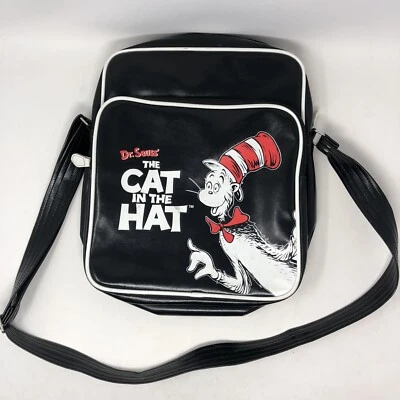 Bolso de hombro grande Dr. Seuss' The Cat in the Hat negro Foto 1 de 4