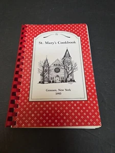 St Mary's Cookbook, Genesco, NY 1993 - Exc Cond - Imagen 1 de 5