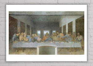 Art print Da Vinci The Last Supper giclee picture poster wall art painting - Picture 1 of 14