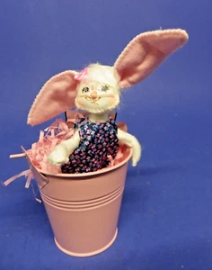 Annalee Doll Easter Bunny 5 in. "Easter Bucket Bunny" # 210522 New - Picture 1 of 7