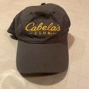 Cabelas Club Men's Hat Cap New no Tags Gray 1 Size fits most all Adjustable - Picture 1 of 4