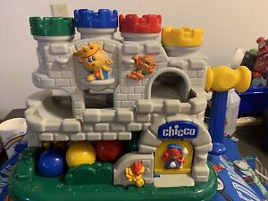 Chicco Ball Pounder Castle Toy Baby Einstein Complete With Mallet & Balls VTG