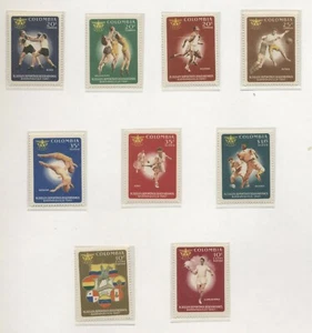 Colombia 1961 IV Giochi Sportivi Bolivarianos serie cpl e BF integra MNH T820 - Bild 1 von 2