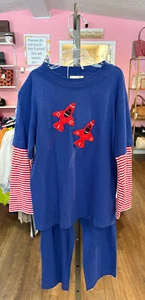 NWT LUIGI Boy's Royal Blue Miulti-Color 2 PC Set Size:8 - Picture 1 of 4
