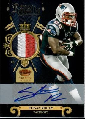 2011 Crown Royale Rookie Royalty Materials Auto Prime Stevan Ridley Jersey /25 - Image 1 of 2