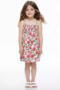 ALICE & OLIVIA GIRLS SULLY SMOCKED BABYDOLL DRESS, HIGH TEA FLORAL, NWT $125, 2 - Picture 1 of 4