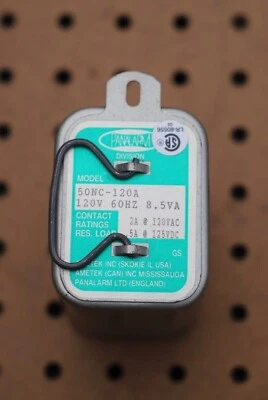 AMETEK 50NC-120A 8.5VA PANALARM 2A @ 120VAC 5A @ 125VDC - Image 1 of 4