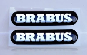 2er Set Smart 451/453 Mercedes G Brabus 3 65x15mm 3D Aufkleber Sticker Schwarz - Bild 1 von 17
