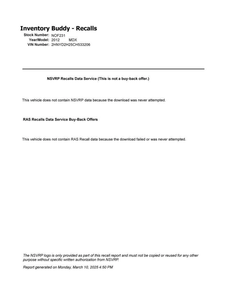 Alternator Fits 09-14 TL 2665945 - Image 1 of 1