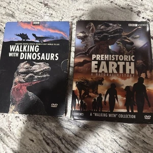 (2) Walking With Dinosaurs DVD 1999 BBC Video 2-Disc Documentary - Picture 1 of 4