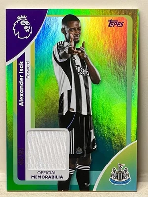 2025-26 Topps Premier League Alexander Isak 64/99 Relic Patch #RE-AIS - Image 1 of 4