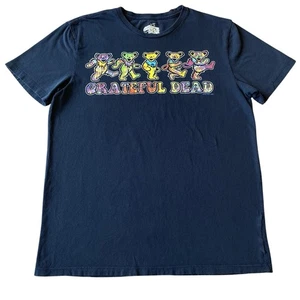 T-shirt Grateful Dead tie dye hippie orsi danzanti serigrafata adulto media - Foto 1 di 5