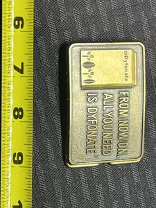 Fibbia per cintura vintage in ottone detonato - Foto 1 di 2