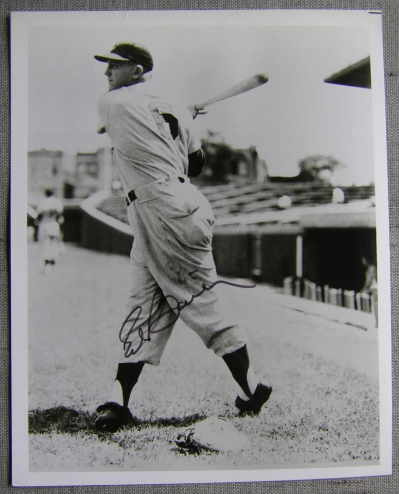 Ed Bailey 1953-66 Reds, Giants, Cubs+ 6x All Star catcher signed 8x10 BSN COA - Image 1 of 1