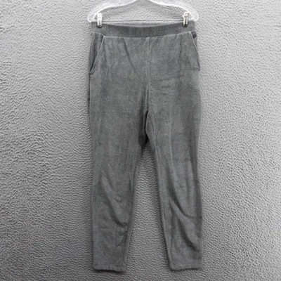 Lands End Corduroy Legging Pants Size M Gray Women Stretch Cotton Blend Casual - Image 1 of 4